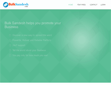 Tablet Screenshot of bulksandesh.com